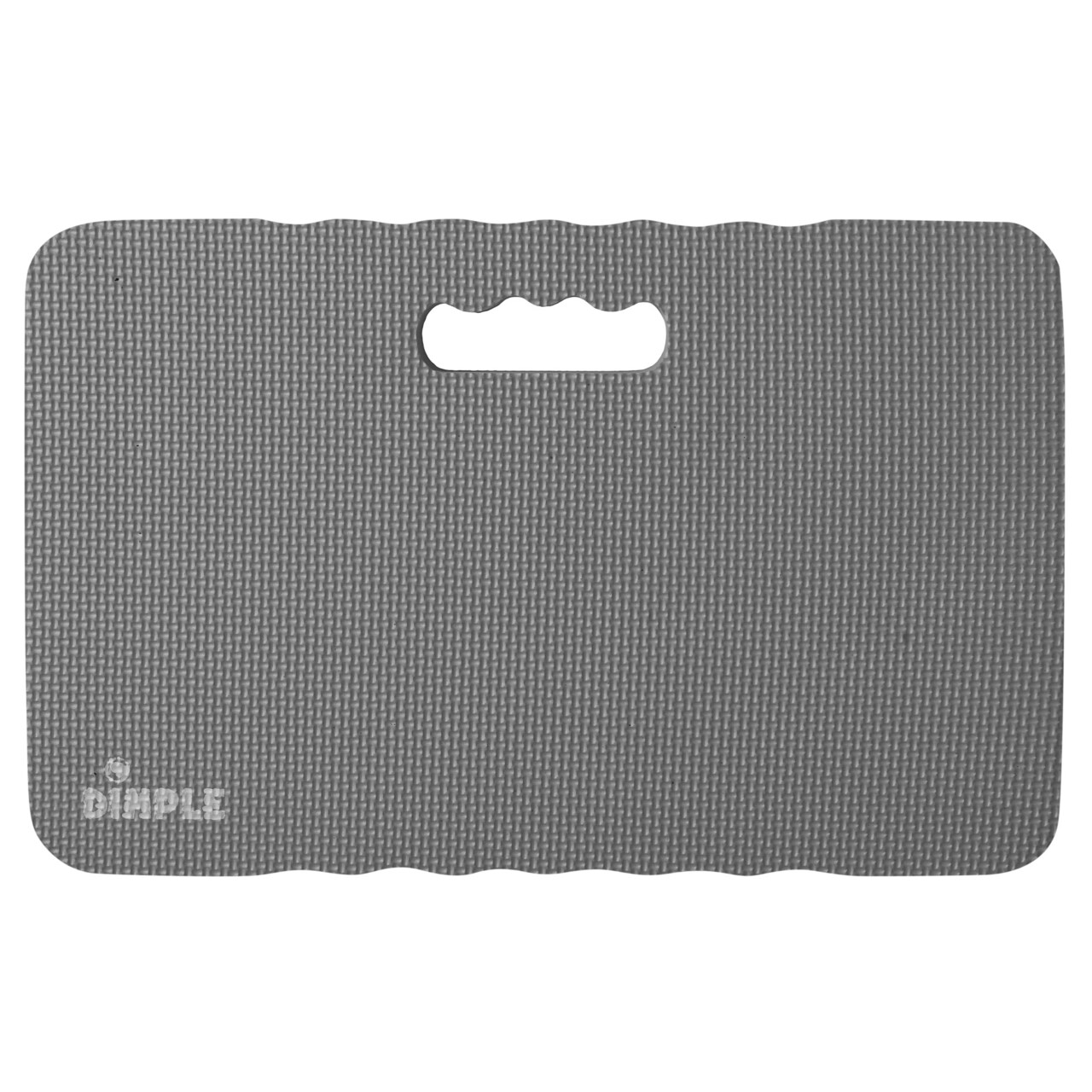 Dimple 1.5 Inch Thick Foam Kneeling Pad Gray Gardening Exercise Yoga Mat